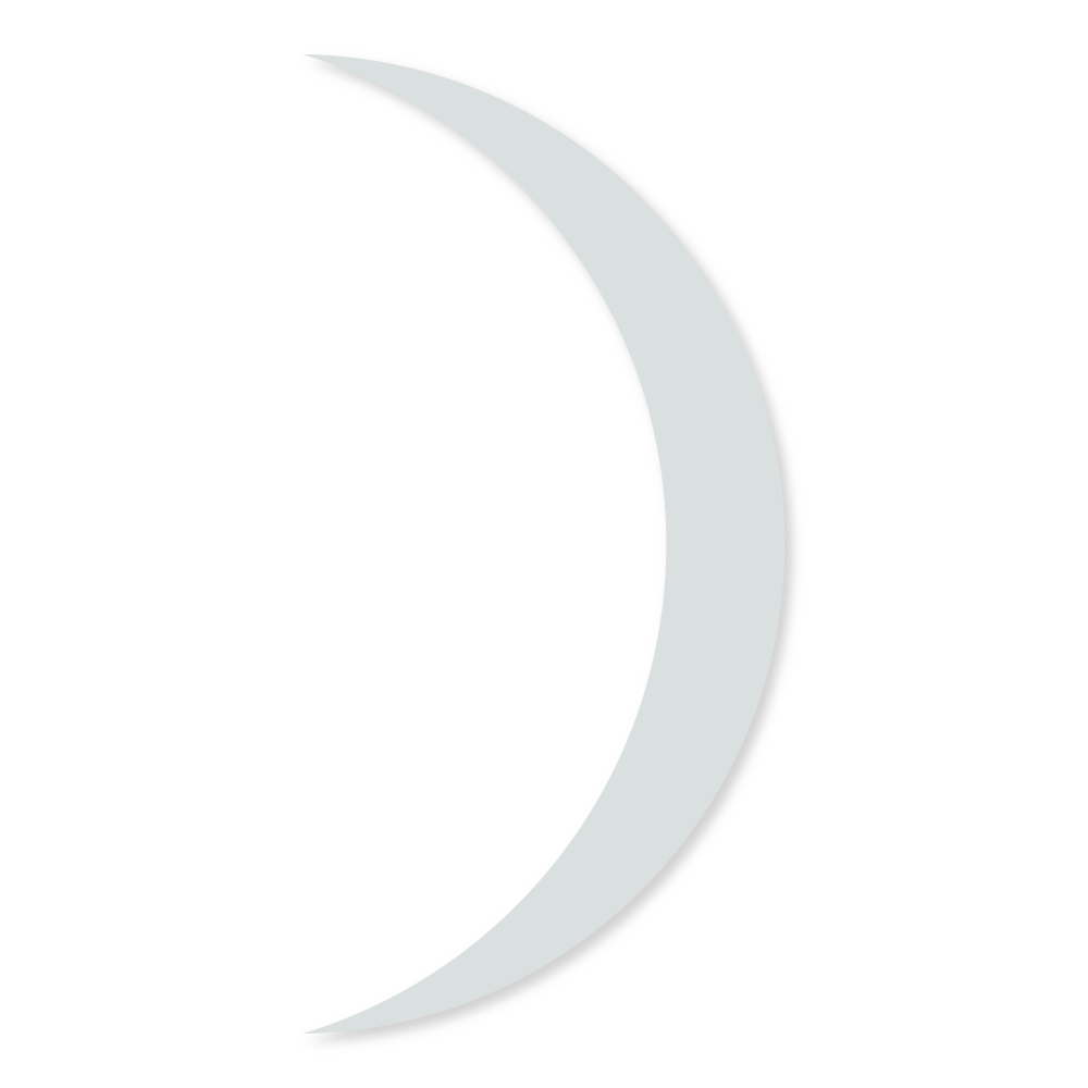 waxing crescent moon – quiet intention