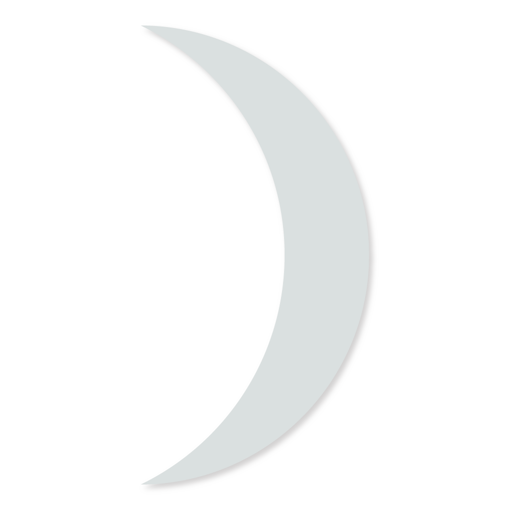waxing crescent moon – direction forming