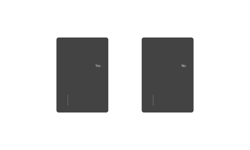 Using two Do. oracle cards to explore a yes or no question