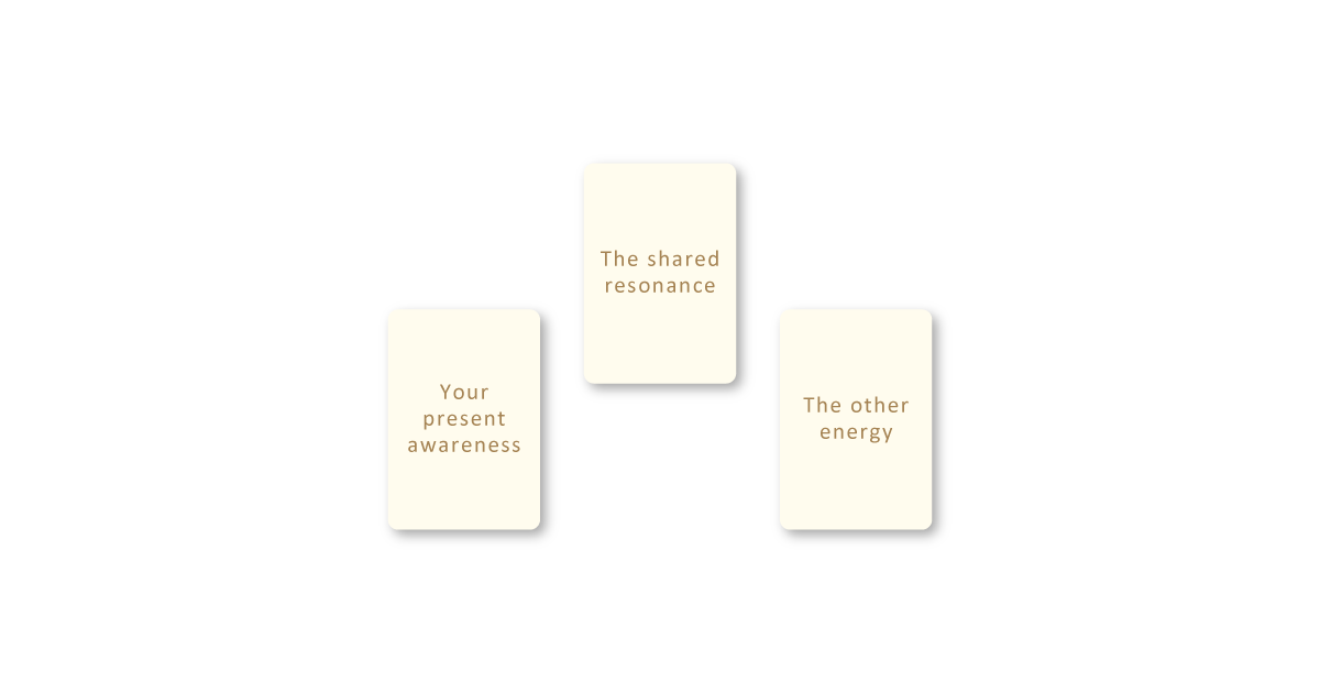 Moment Oracle – Resonance 3-card spread layout