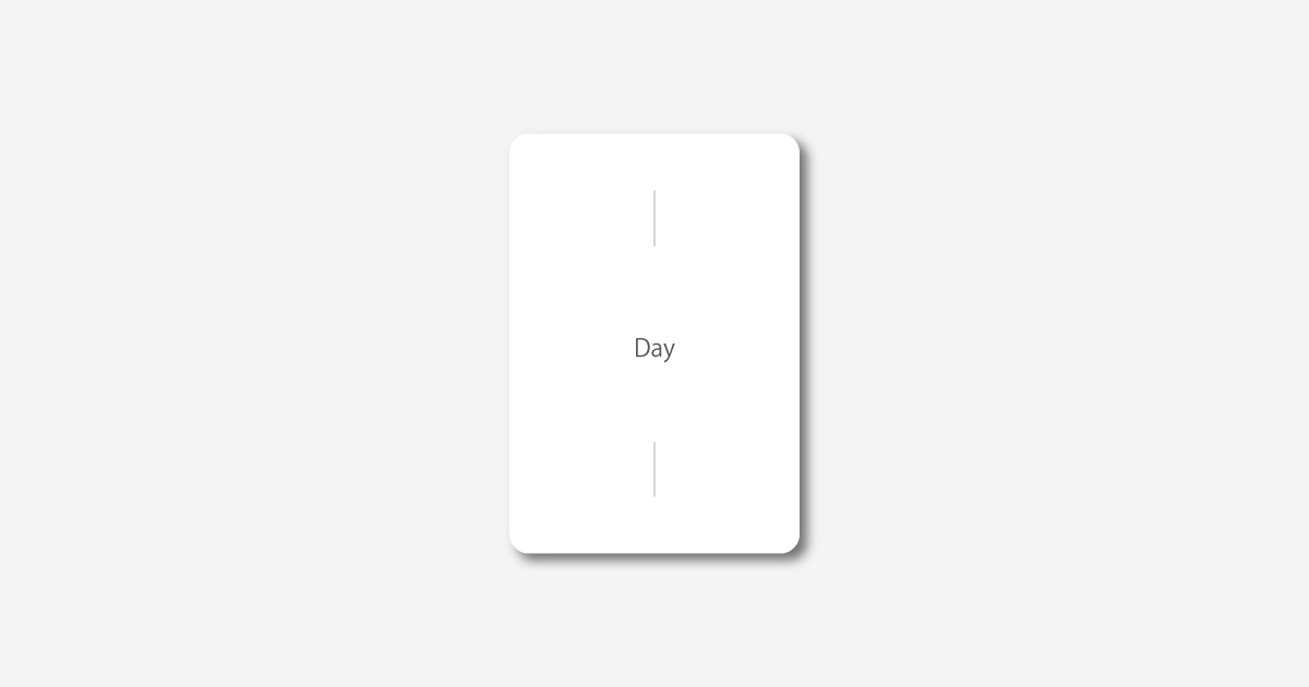 Numbers oracle card "Day" by Timeless Edition