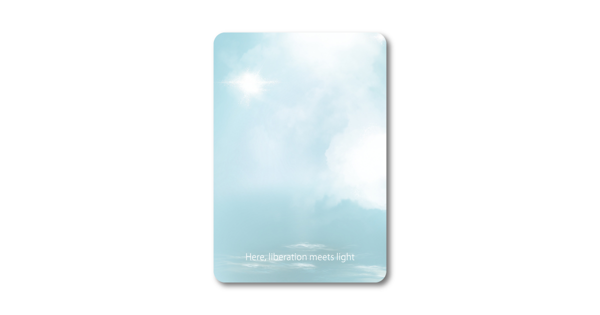 Moment オラクルカード Here, liberation meets light