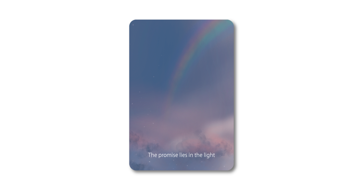 Moment オラクルカード The promise lies in the light
