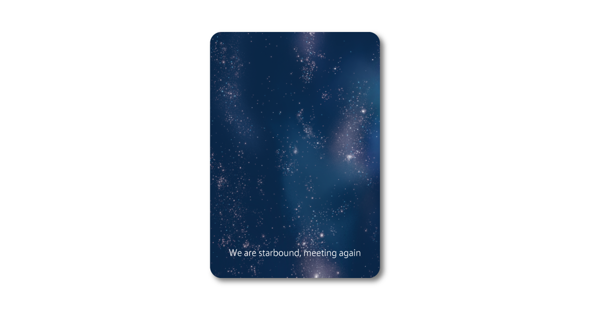 Moment オラクルカード We are starbound, meeting again